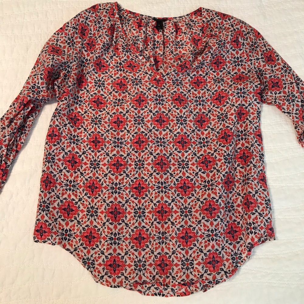 J Crew multi colored top